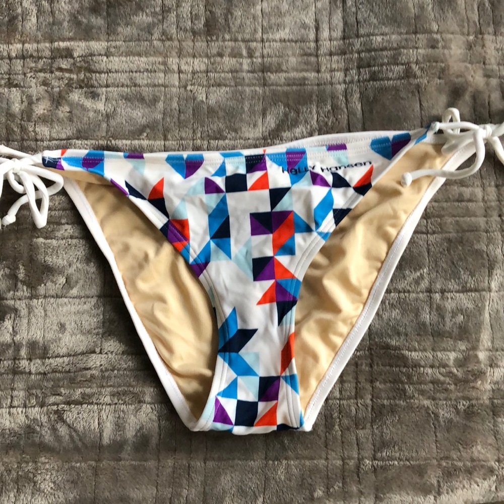 Geometric print Helly Hansen bikini bottoms